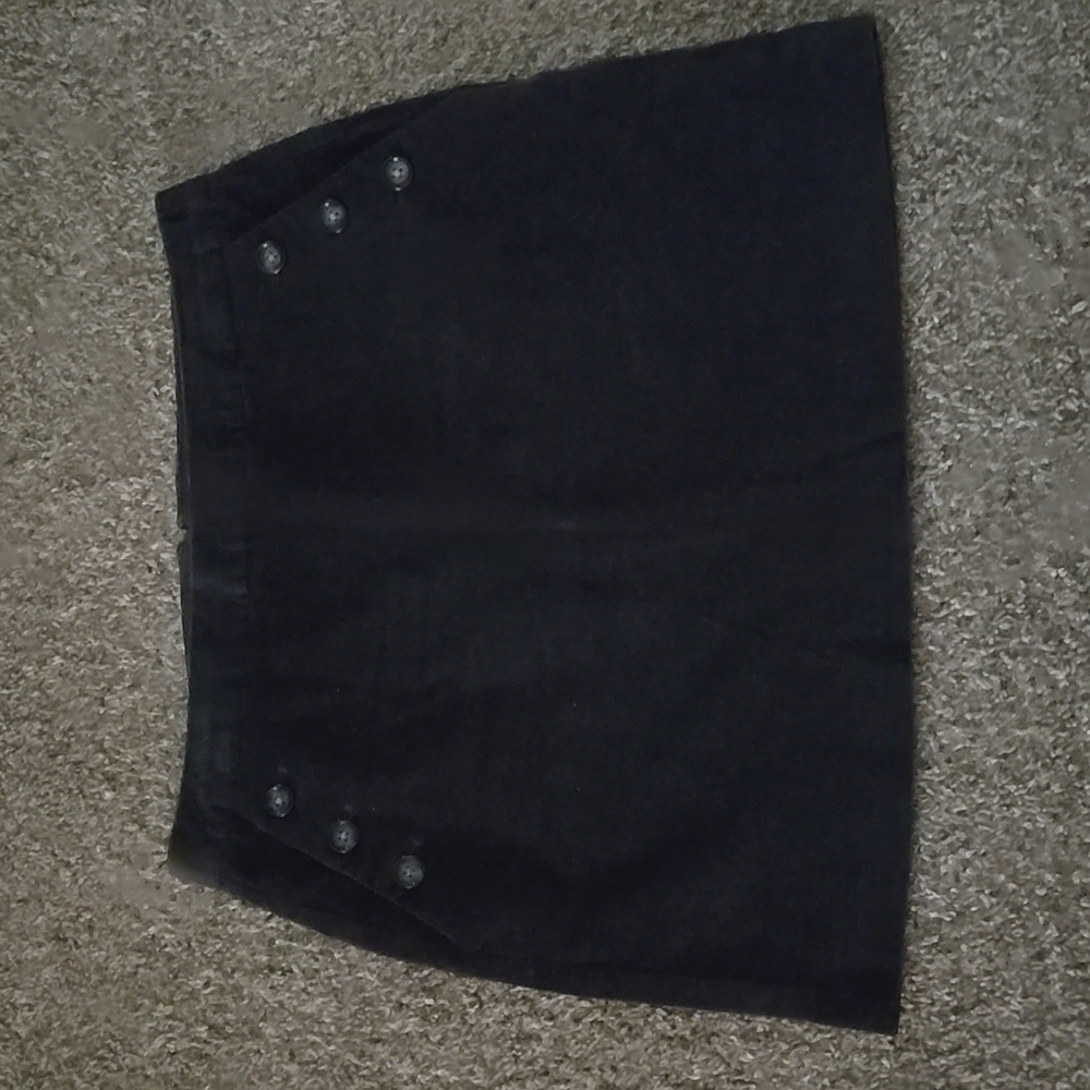 Banana Republic, charcoal grey corduroy skirt